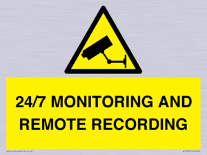 24/7 MONITORING AND REMOTE RECORDING